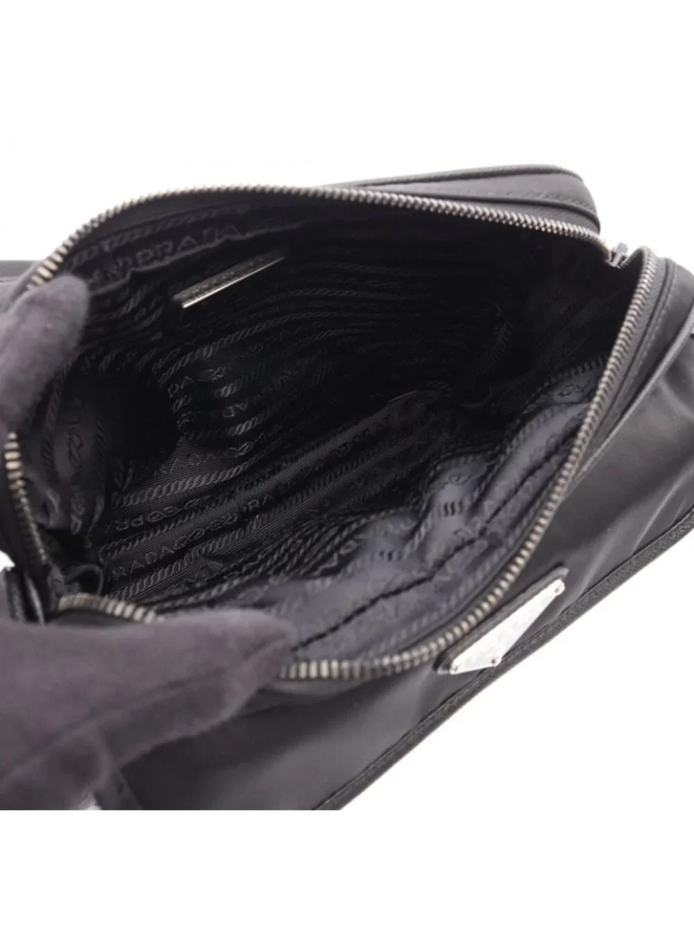 Prada Shoulder Bag Re-Nylon Saffiano Leather